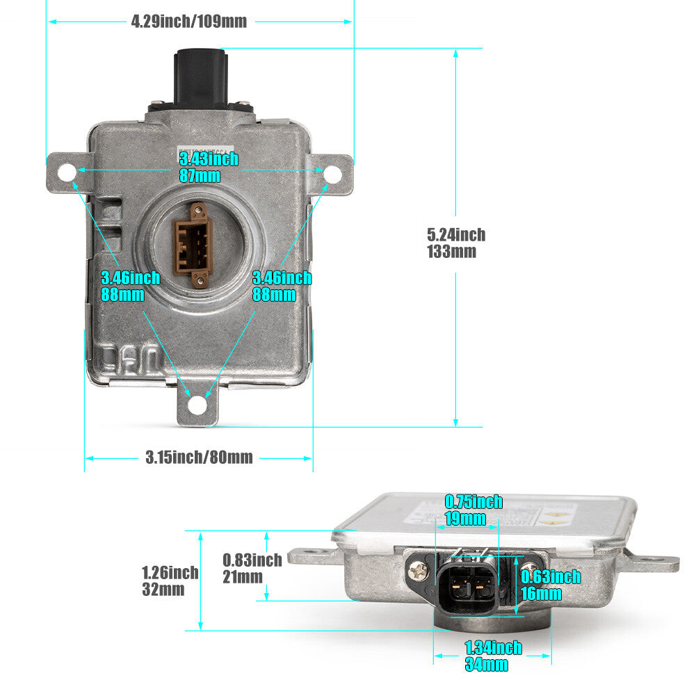HID Xenon D2S Ballast 33119TA0003 suitable for Acura TL-S TSX for RDX MDX CSX for Mazda for Honda