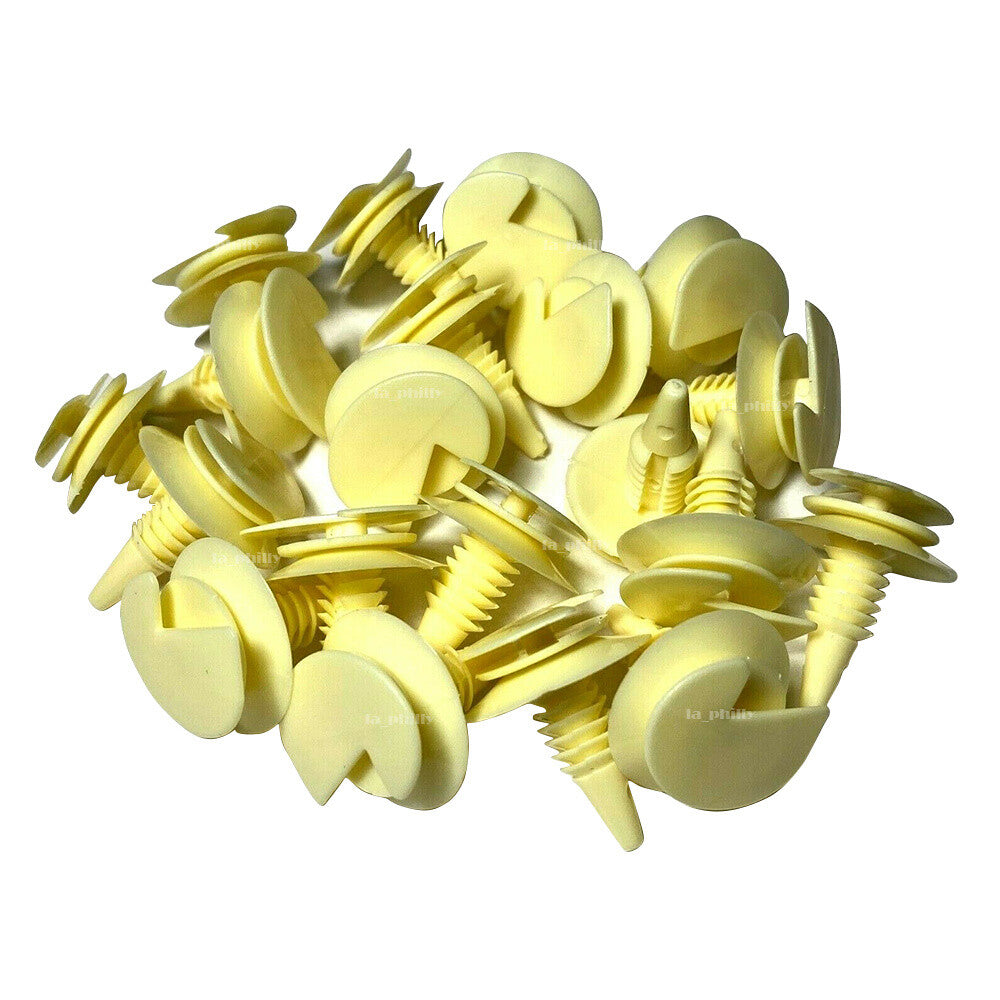 50 Pcs Door Trim Panel Retainer Nylon Clip Fastener Fit For 1978-On 3065575