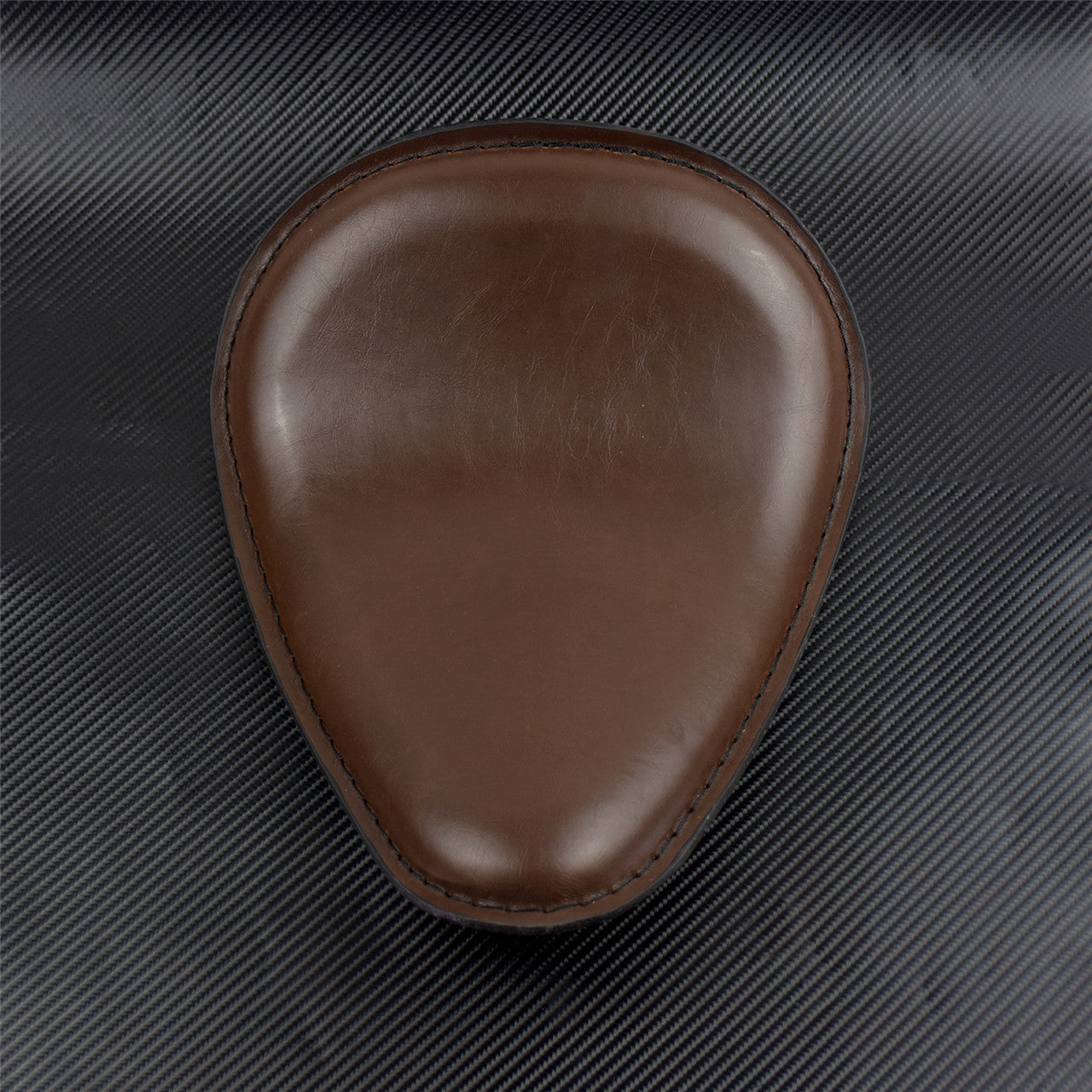 Brown Solo Driver for Seat + V Shape Mounting Fit for Harley for Yamaha Chopper Bobber