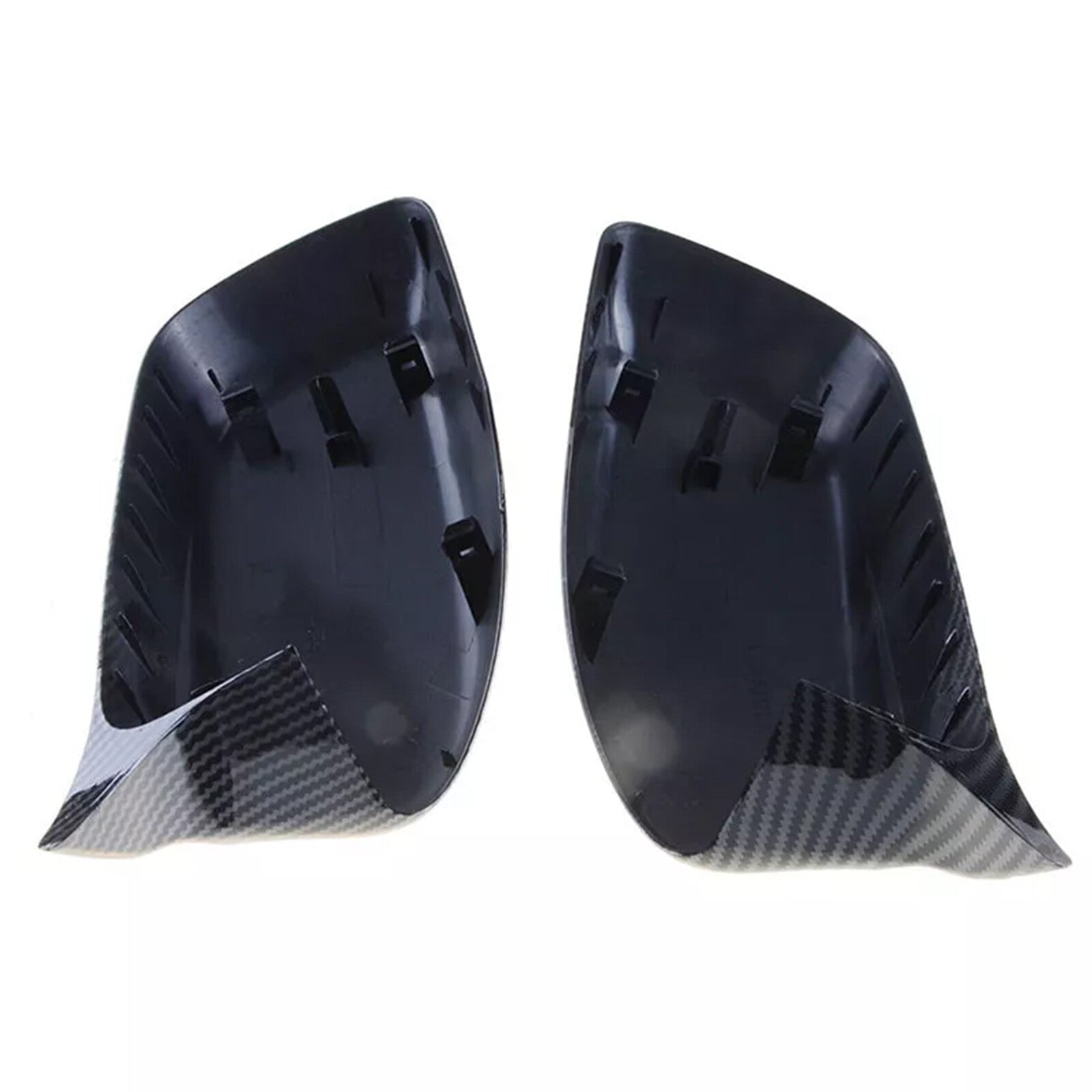 Mirror Cover Cap fit for BMW E60 E61 5-Series 525i 530i 540i 04- 07 Carbon Fiber AT