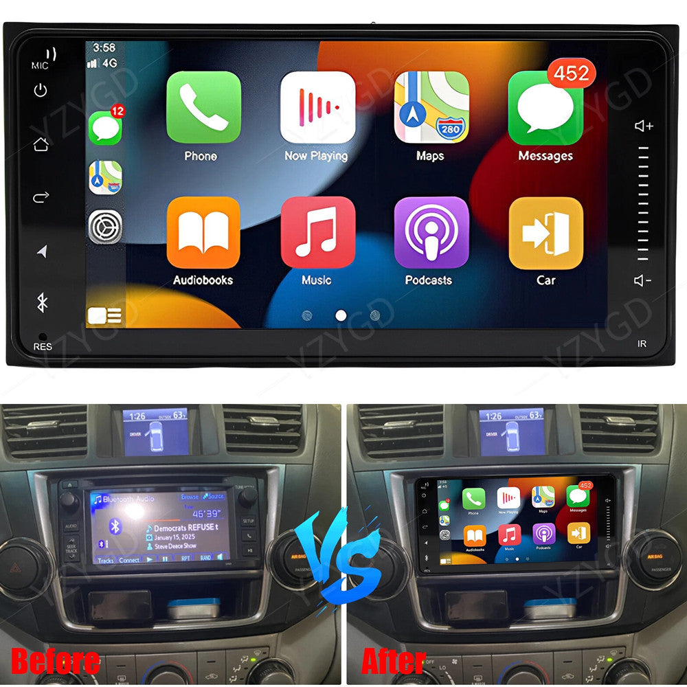 Car Radio 7Inch for Toyota for 4Runner 2003-2009 GPS Navi Carplay Touch Screen WIFI