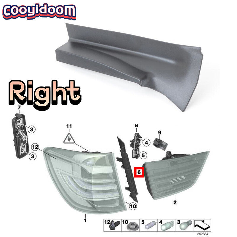 Right rear taillight cover trim for BMW X3 F25 2011 - 2017 63217263603