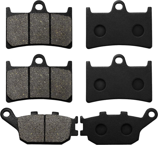 Front Rear Brake Pads Semi-Metal for Yamaha FZ1 YZF R1 R6 2003 Tracer 700 MT09 A