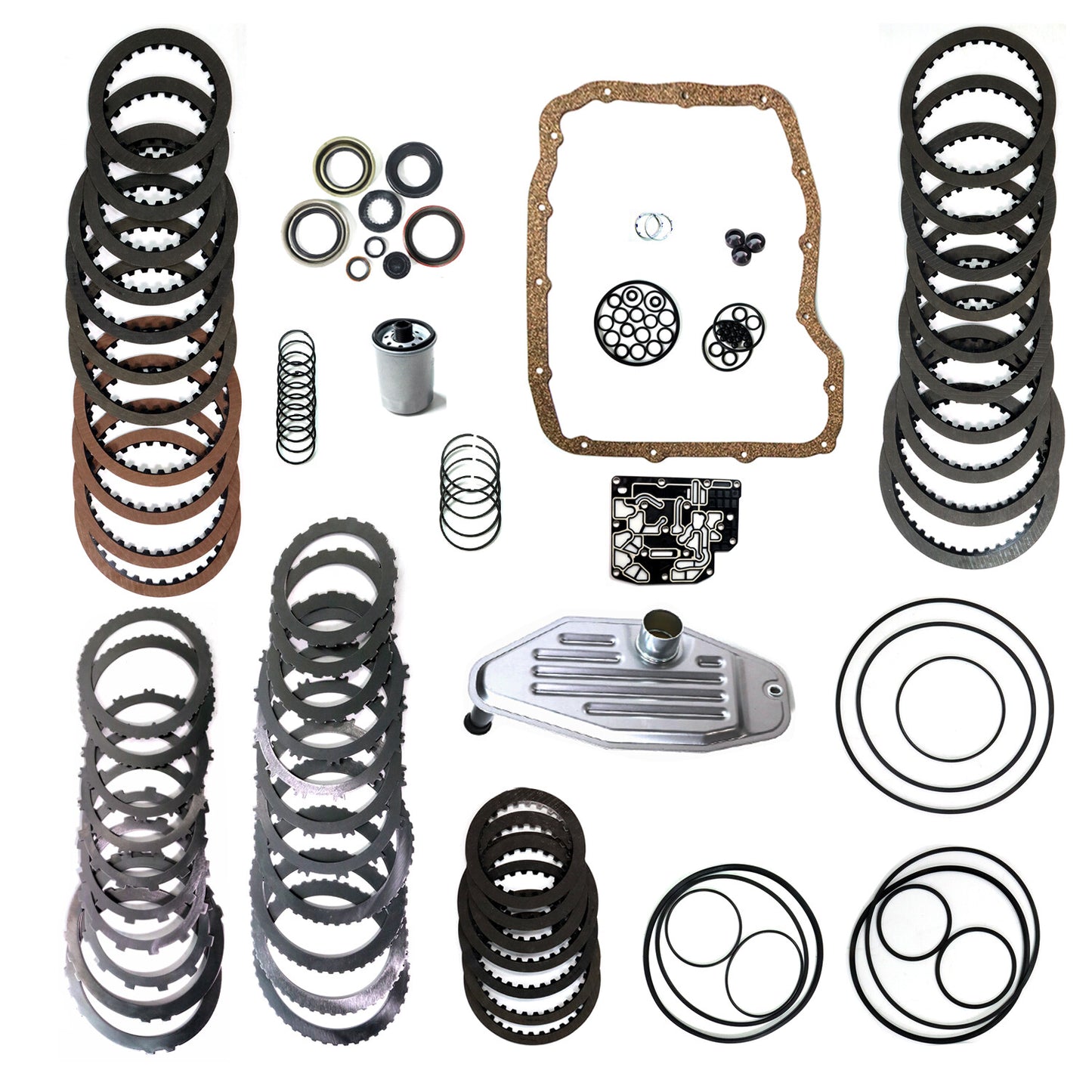 545RFE 45RFE 65RFE Transmission Master Rebuild Kit with 4WD Filter Friction Steel