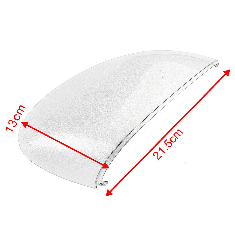 Right-wing door mirror cover passenger housing for Ford Fiesta MK7 2008 - 2017, White.