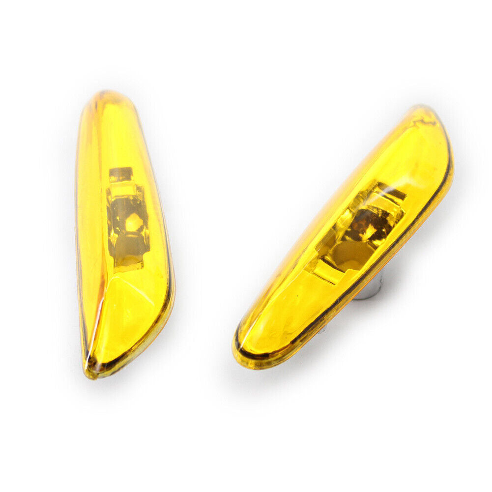 2PCS Side Marker Light Turn Signal Lamp Yellow for BMW E46 4DR 02-05 63137165915