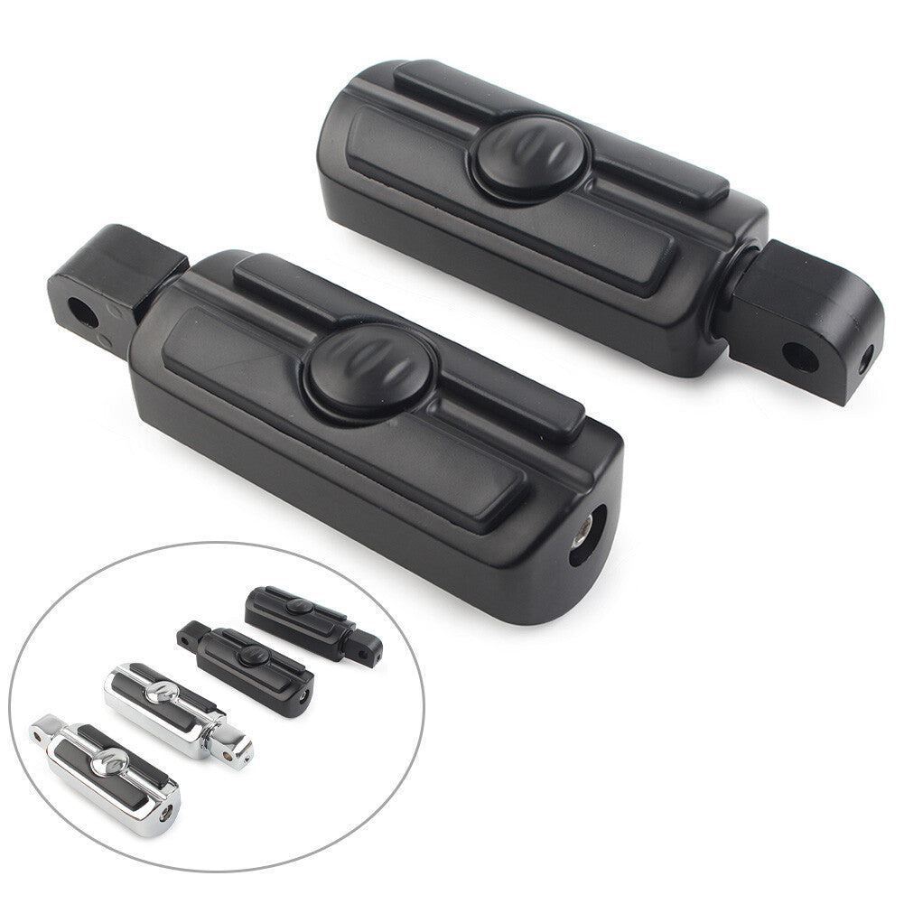 2x Rear Footrests Foot Pegs Foot Rest Pedals Chrome for Honda VTX 1800 2002-2008