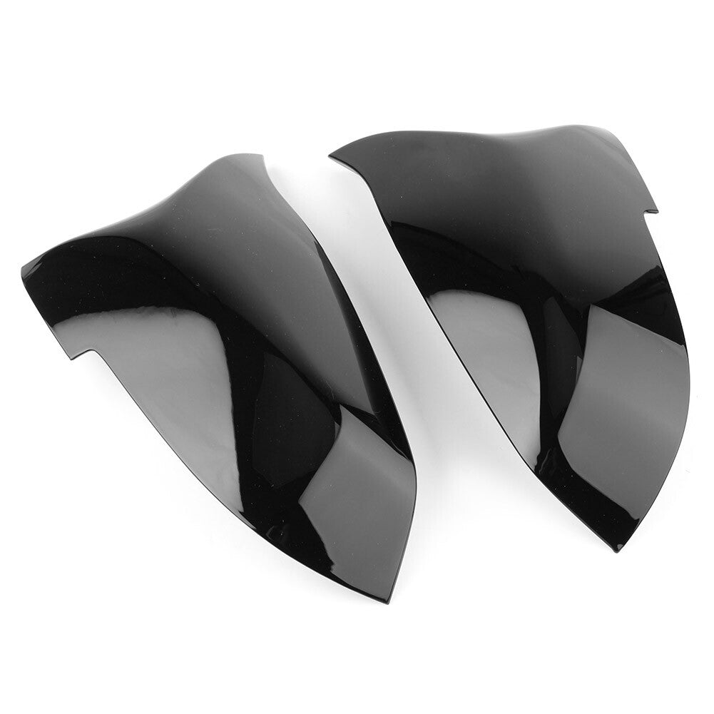 Car Rearview Mirror Cover Caps Left Right for BMW F10 F11 F01 F06 F07 LCI Black