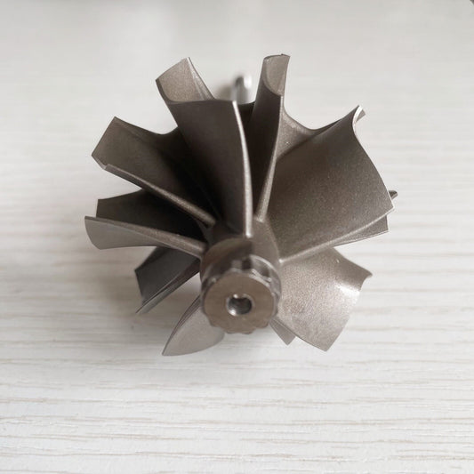 TD05H 49.1X56mm 5+5 blade turbine wheel/turbine shaft and wheel for Mitsubishi