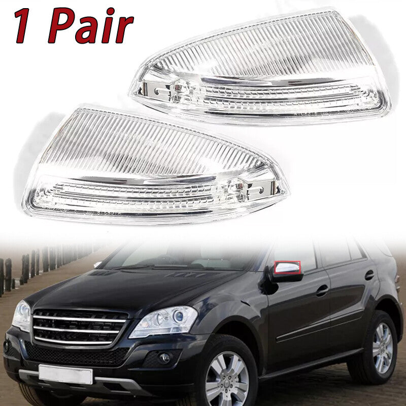 LHRH rearview side mirror lights are suitable for Mercedes-Benz ML-Class W204 W164 doors.