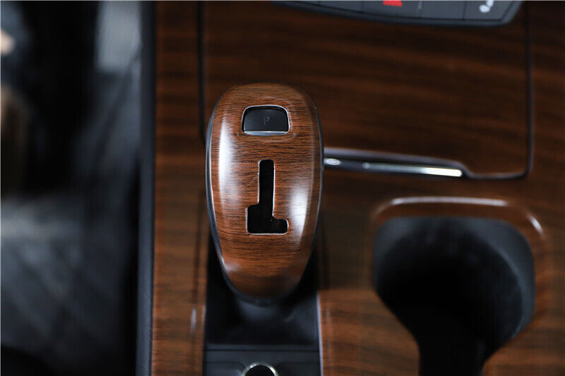 1P Matt Brown Wood Inner Console Gear Shift Knob Trim for Cadillac XT4 2019-2023