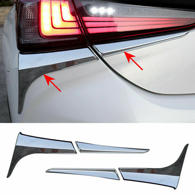 for Lexus ES300h 250 350 19-22 Chrome Rear Tail Light Lamp Moulding Trim Strips