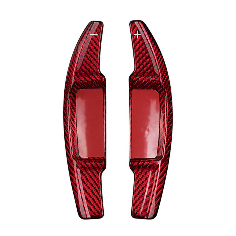 2x Carbon Fiber Steering Wheel Shift Paddle Fit for Mercedes-Benz E Class E260 2021