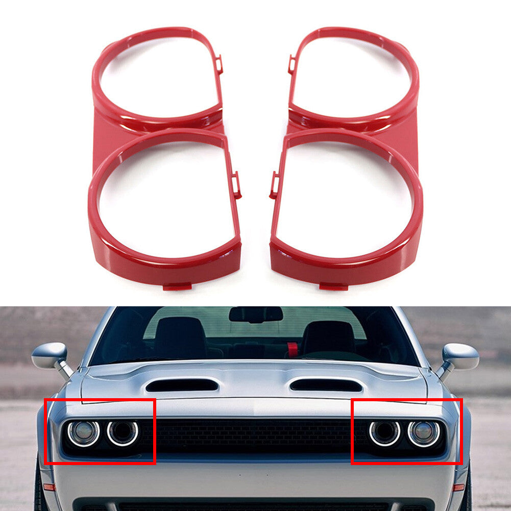 Frontscheinwerfer L¨¹nette 2pcs f¨¹r for Dodge for Challenger 2015-21 68259055AB CH2510102
