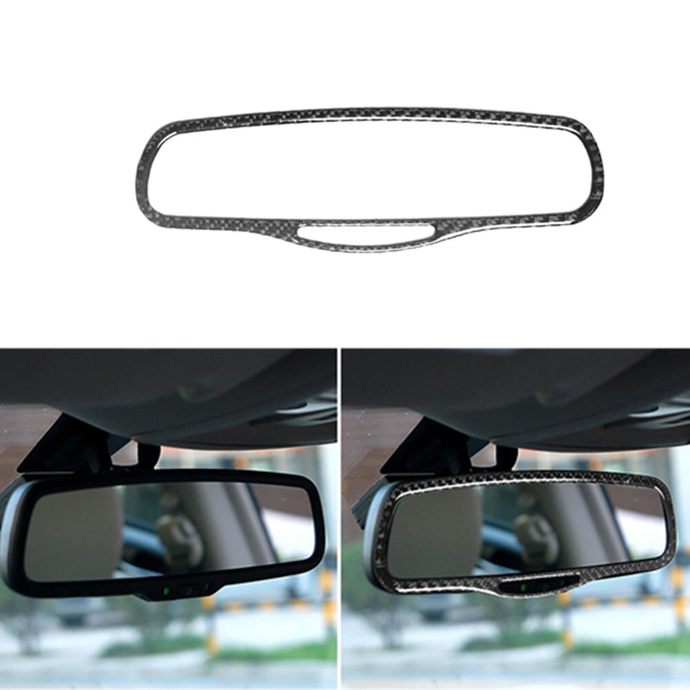 Carbon Fiber Rearview Mirror Cover Trim Type B for Chrysler 300 2005-2007