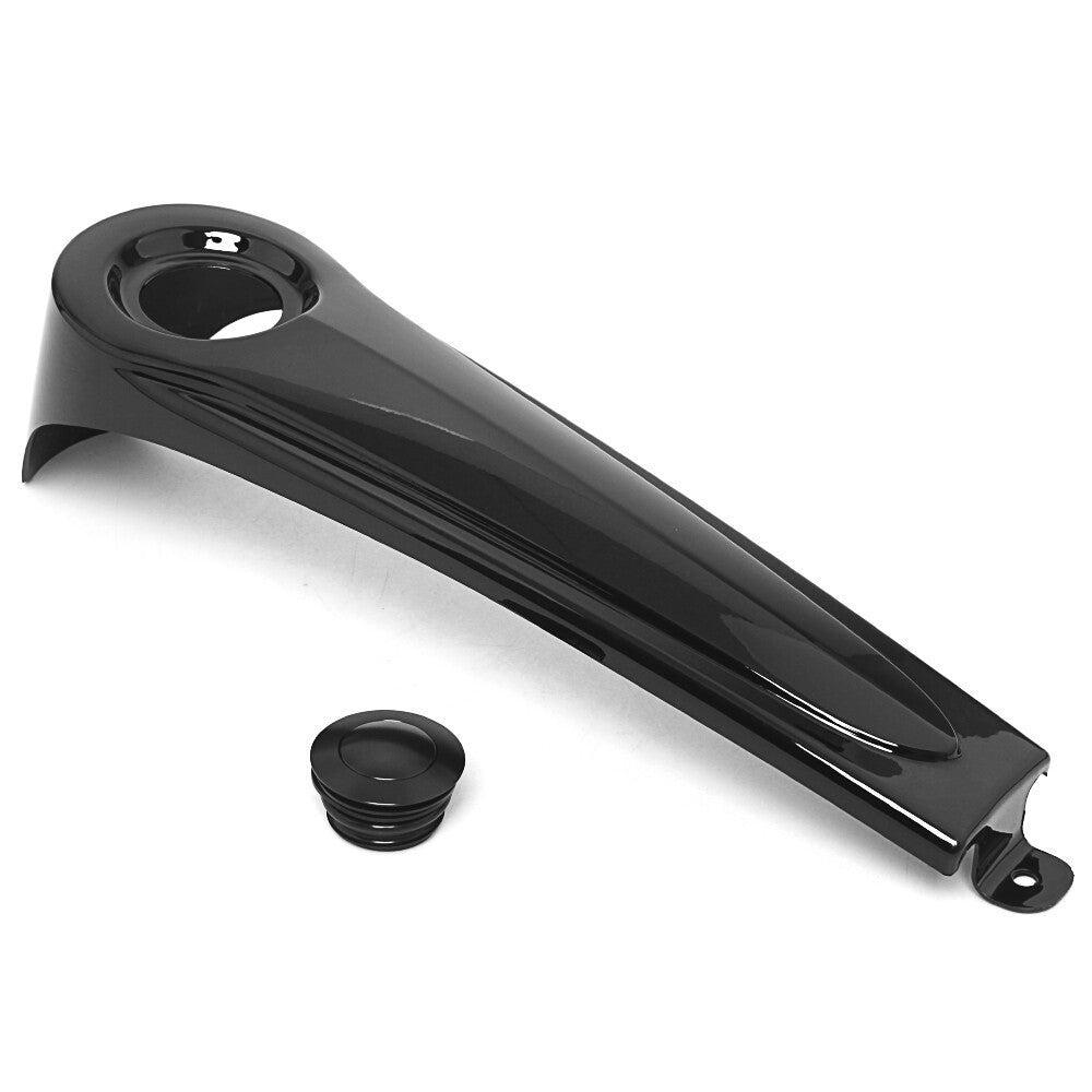 Black Dash Panel  Gas Tank Cap Cover for Harley Electra Road Glide 1986-2007
