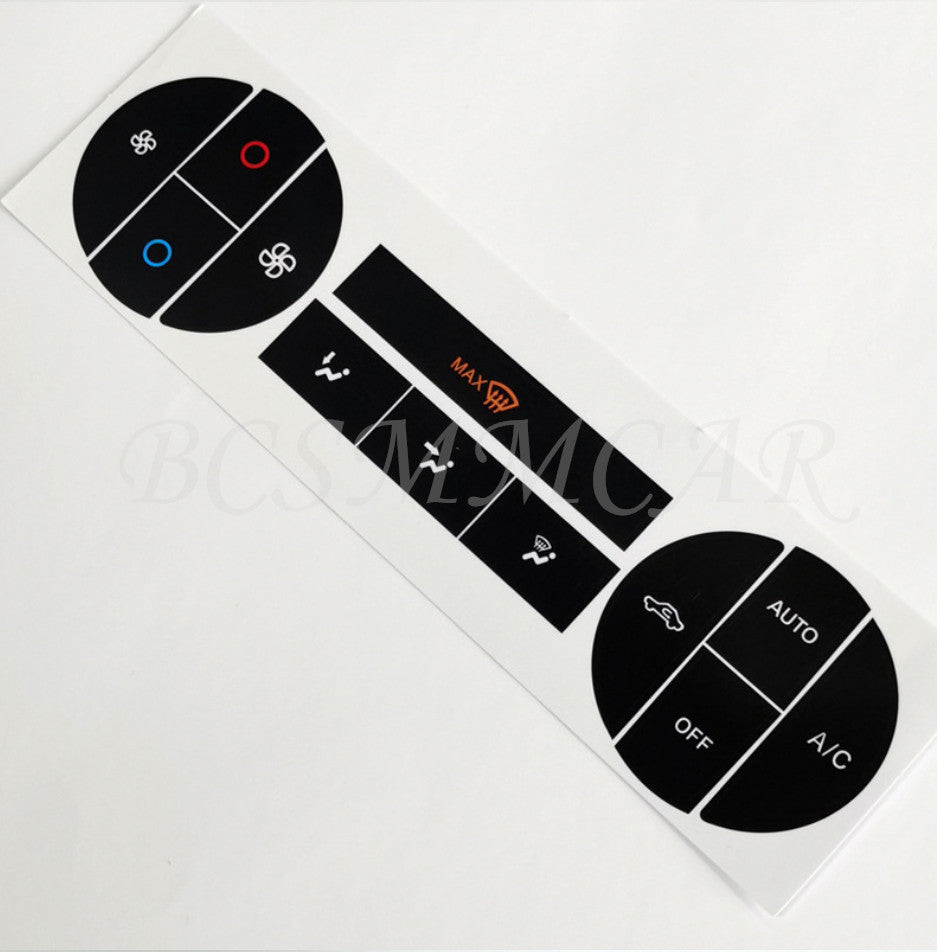 Fit For 2004-2008 for Ford Mondeo A/C Climate Control Button Repair Decals sticker