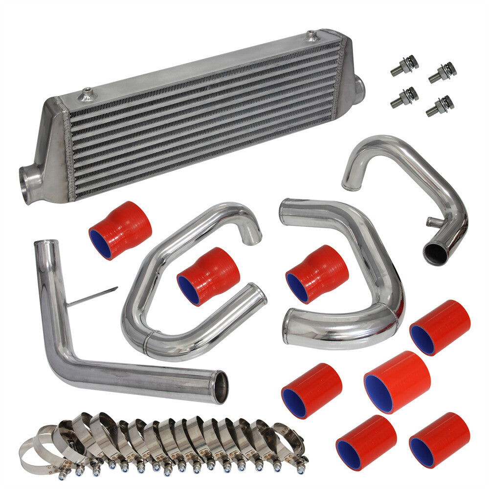 Aluminum Front Mount Intercooler FMIC Kit Fits 98-05 for VW for JETTA for Golf GTI 1.8T