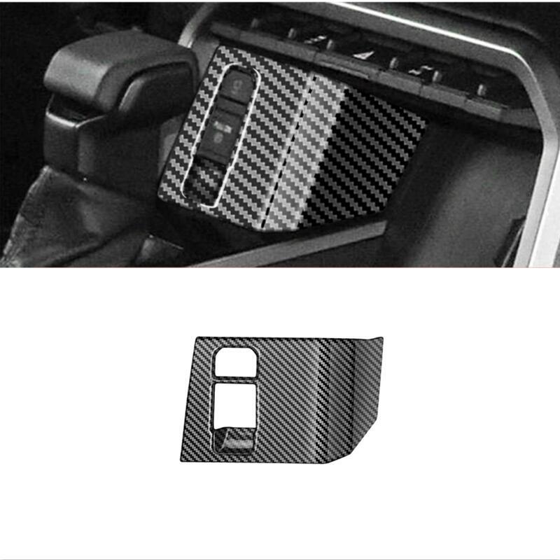 Carbon Fiber Electronic Handbrake Frame Cover Trim for Toyota Sequoia 2023 2024