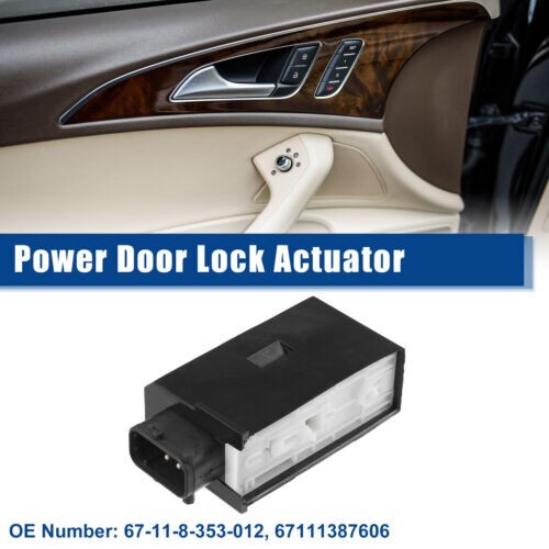 67-11-8-353-012 Front Left Right Door Lock Latch Actuator for BMW Black White