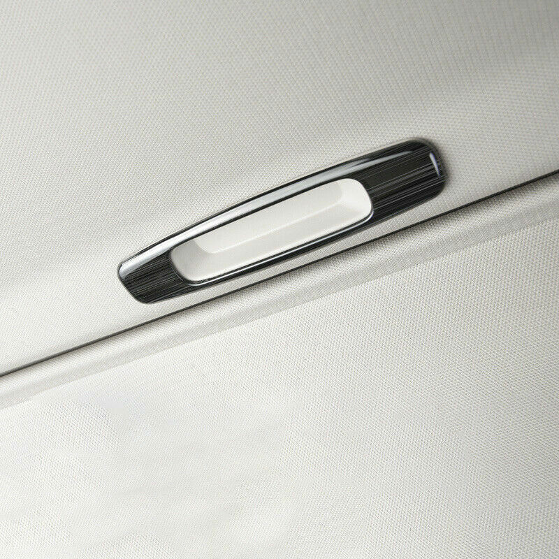 for Toyota Prado FJ120 2003-2009 Black Steel Car Roof Skylight Handle Cover Trim