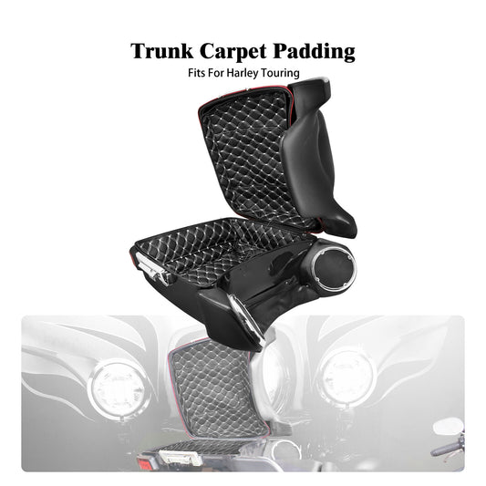 King Tour Pak Trunk Insert Carpet Liner Fit for Harley Touring Glide FLH 2014-UP