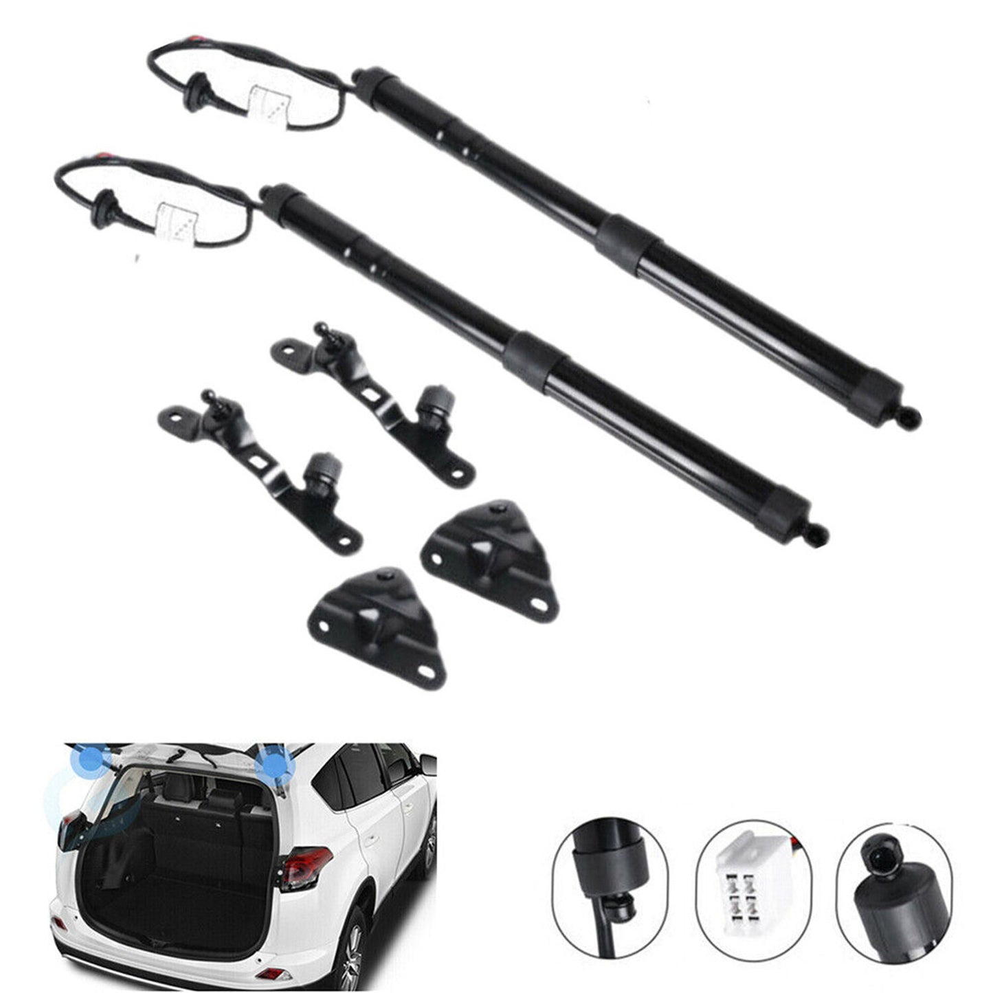 2PCS Rear Tailgate Power Lift Support Left  Right for Toyota RAV4 2013-2018 NEW