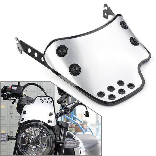 Fit for Ducati Scrambler Windshield Bracket Self Modification Retro Silver UK
