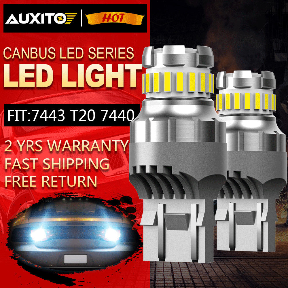 2X 6500K Cooling Whitening 7443 7440 7444 Golden Water Blood DRL LED