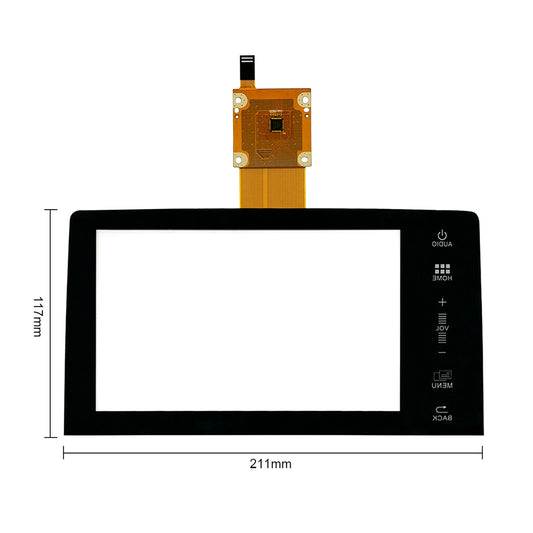 7 Touch Screen Digitizer Glass Panel for Honda 10th for Civic 16-19 39710-TBA-A11