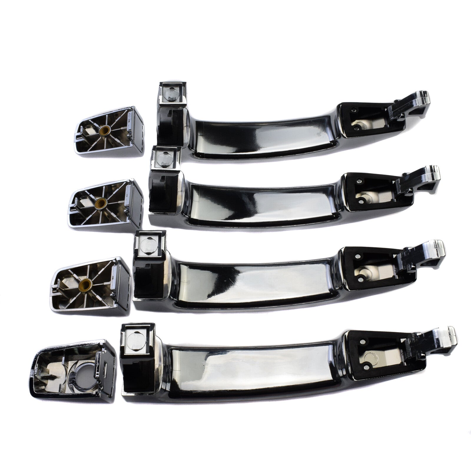 4-piece chrome exterior door handle set for Chevrolet Aveo 2007-2009 1.6L I4