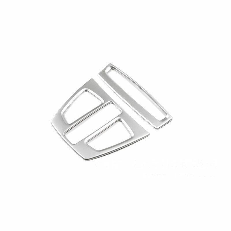 Front Reading Light Lamp Frame Trim For 2013-2019 for BMW 3 4 Series GT ABS Silver