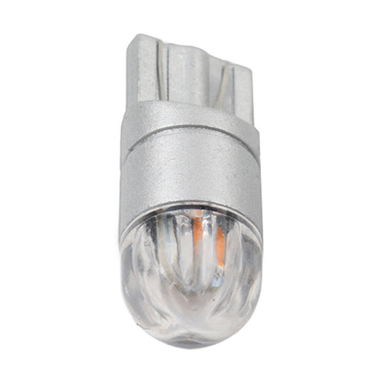Fit T10 2SMD 3030 W5W 194 Amber DRL LED Reading License Plate Light Side Lamp