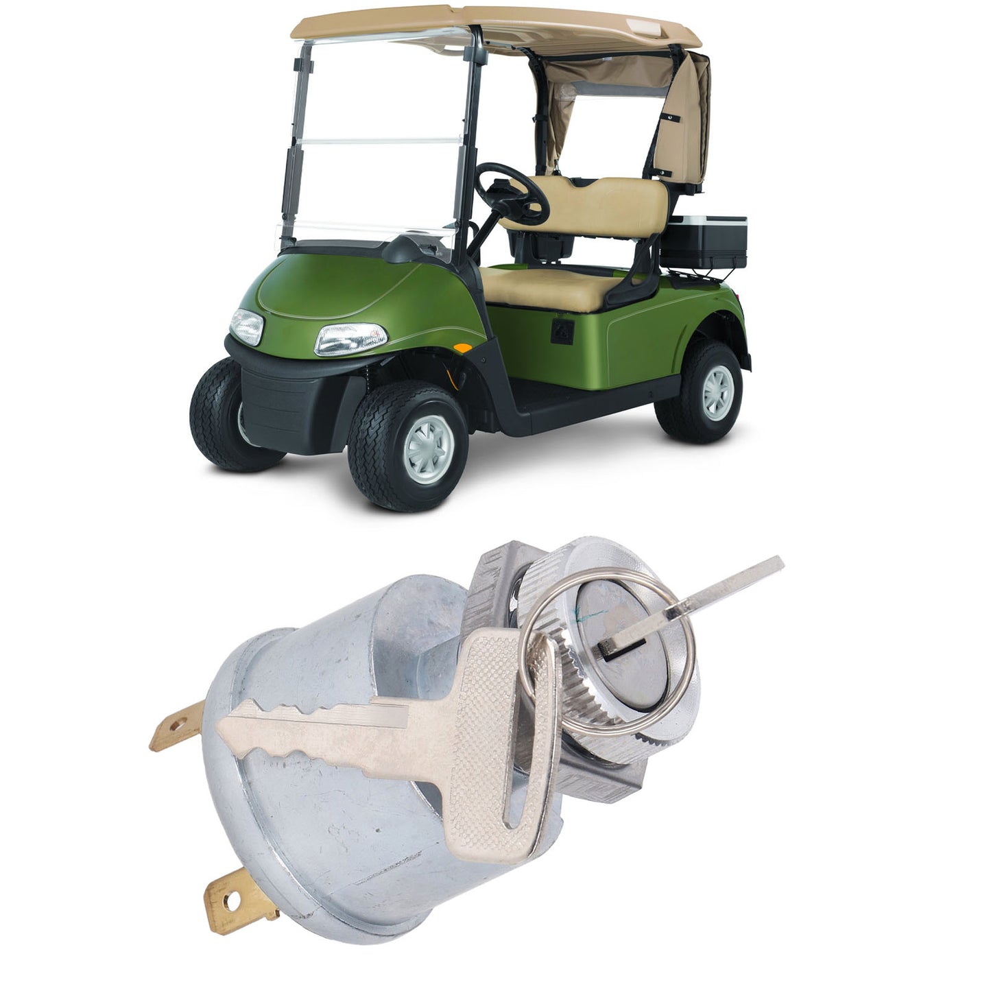 Hot 4Pin Ignition Key Switch High Performance Parts For EZGO Gas Or Electric