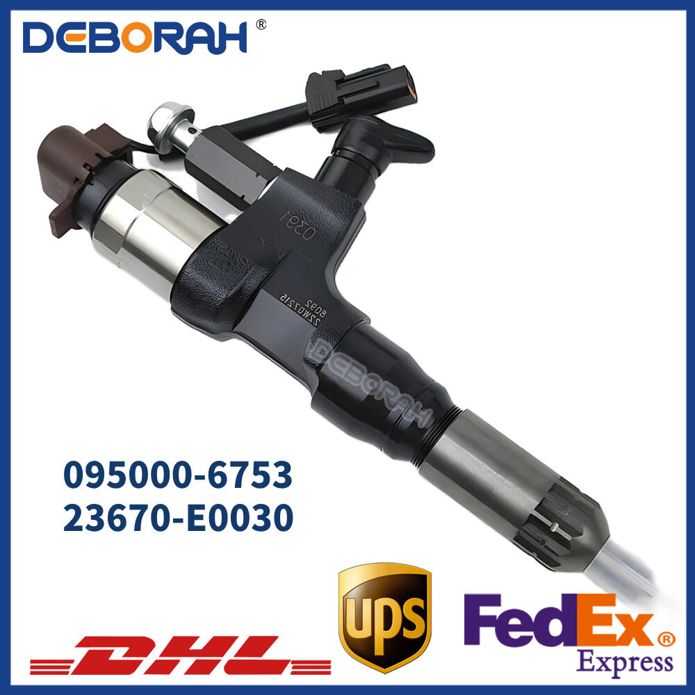 Diesel Common Rail Fuel Injector 095000-6753 23670-E0030 for Hino Series Engine