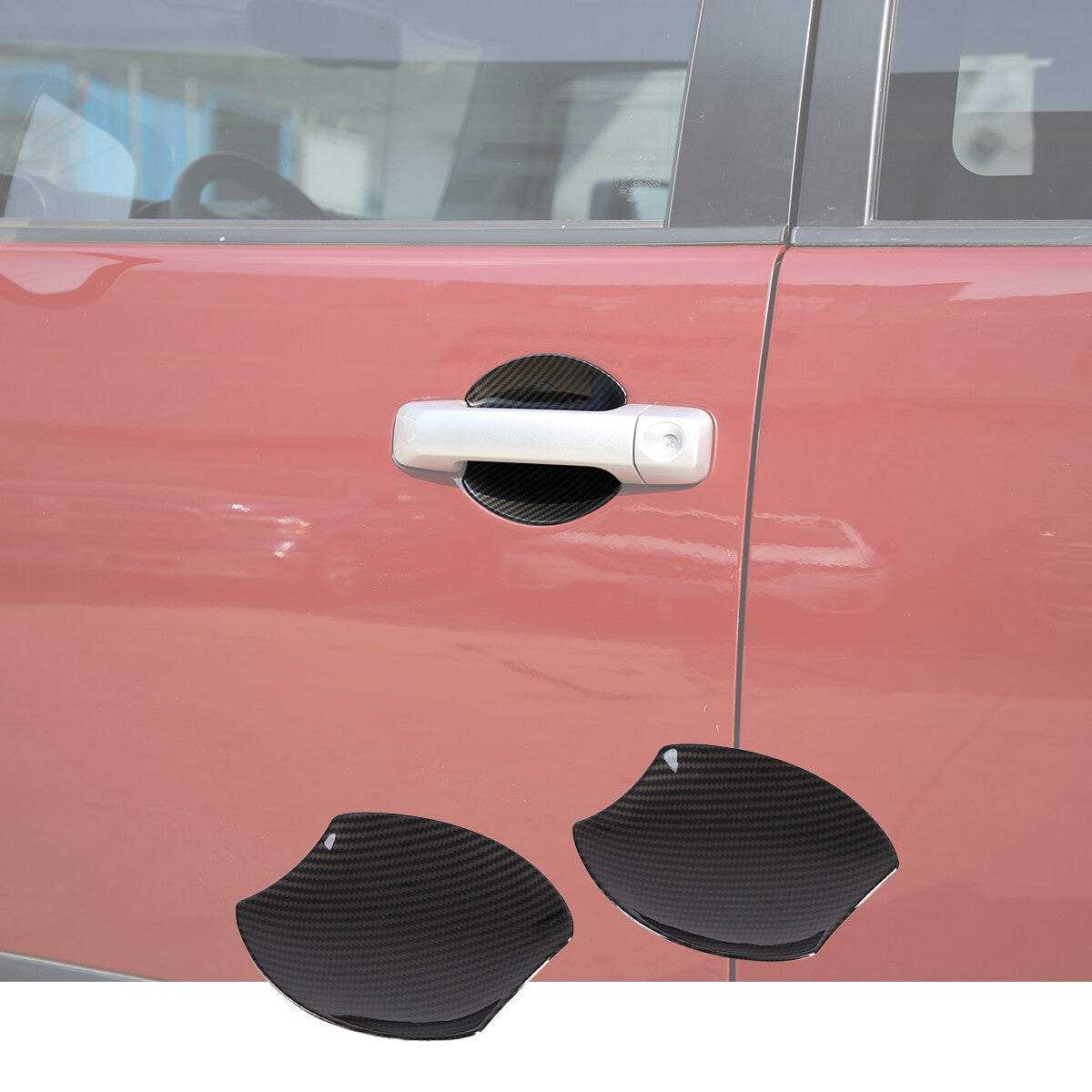 ABS Sport Red Steering Wheel Frame Trim Cover for Ford Ranger 2015 - 2021