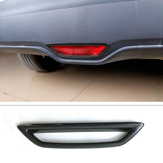1X Carbon Fiber Look Rear Bumper Fog Lamp Frame Trim 2018-22 for Toyota CHR C-HR