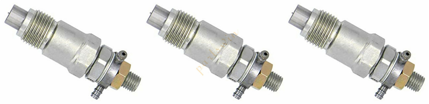3-pack of fuel injector nozzles suitable for Kubota D1302, D1402, V1702, and V1902 engines. 15271-53000
