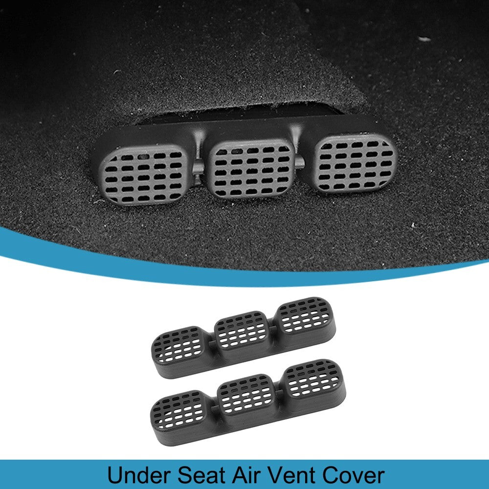 Under for Seat Air Vent Outlet Protective Cover Trim for Ford Bronco 2021 2022 2023