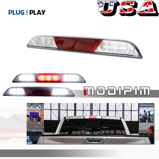 3rd High Mount LED Third Brake/Stop Light Transparent for 15+ for Ford F-150, F-250, F-350