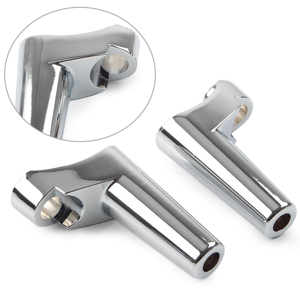 Front Turn Signal Mounts Relocation Kit Fit for Harley Dyna Sportster XL883N Chrome