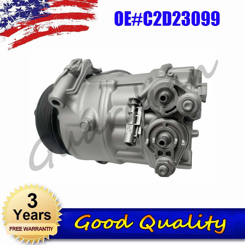 One-piece new air conditioning compressor C2D23099 suitable for Sanden 1696 for Jaguar C2Z29597 DX23-19D629-FA