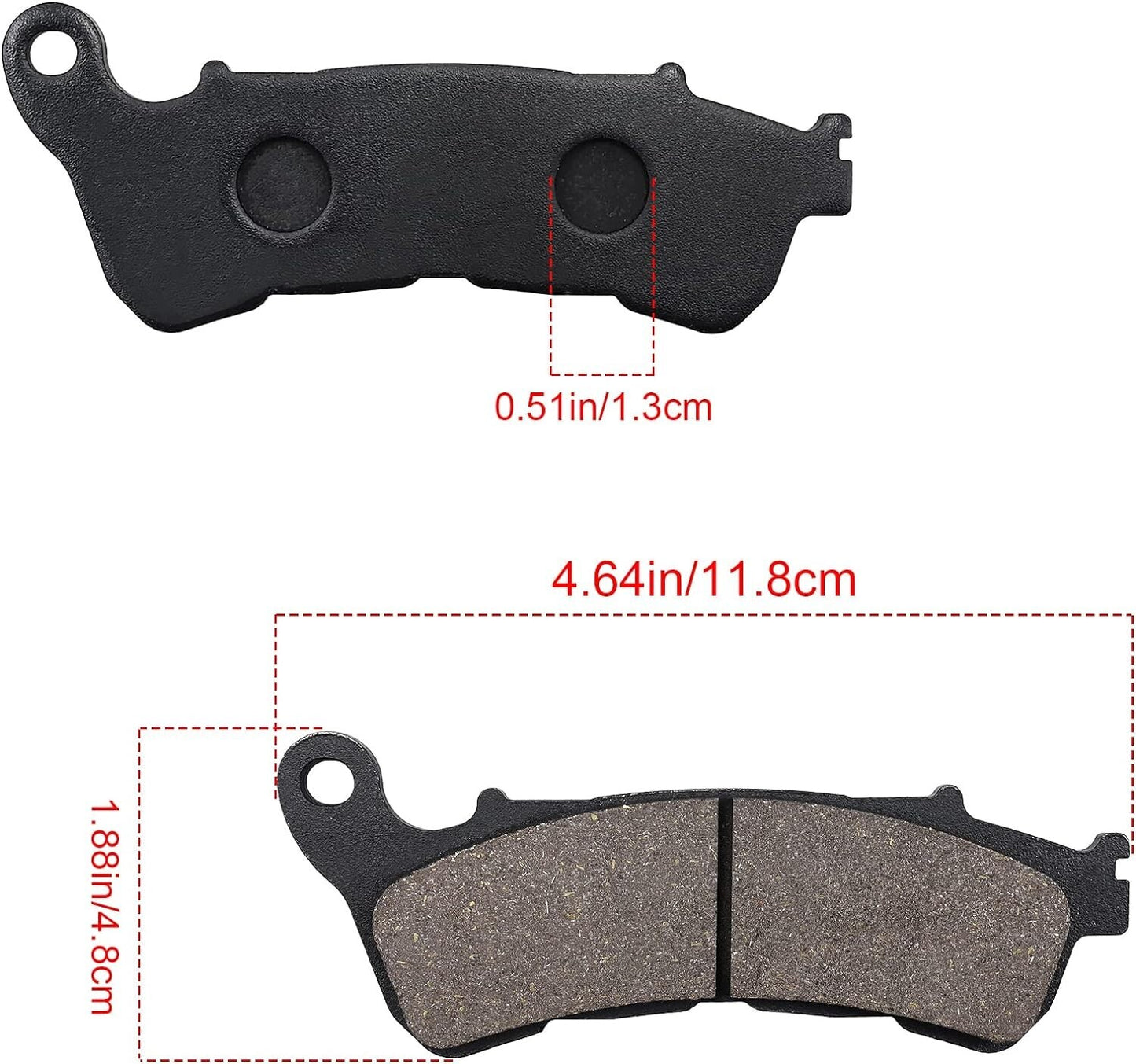 Front Brake Pads for HONDA NC 700 NT 700 VFR 800 CBR 600 CB 1000 RA9/RAA/RAB/RAC