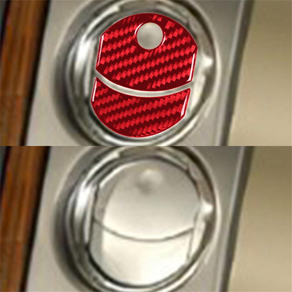 8¡ÁRed Carbon Fiber Inner Air Vent Outlet Panel Cover for Ford F150 FX4 2004-2008
