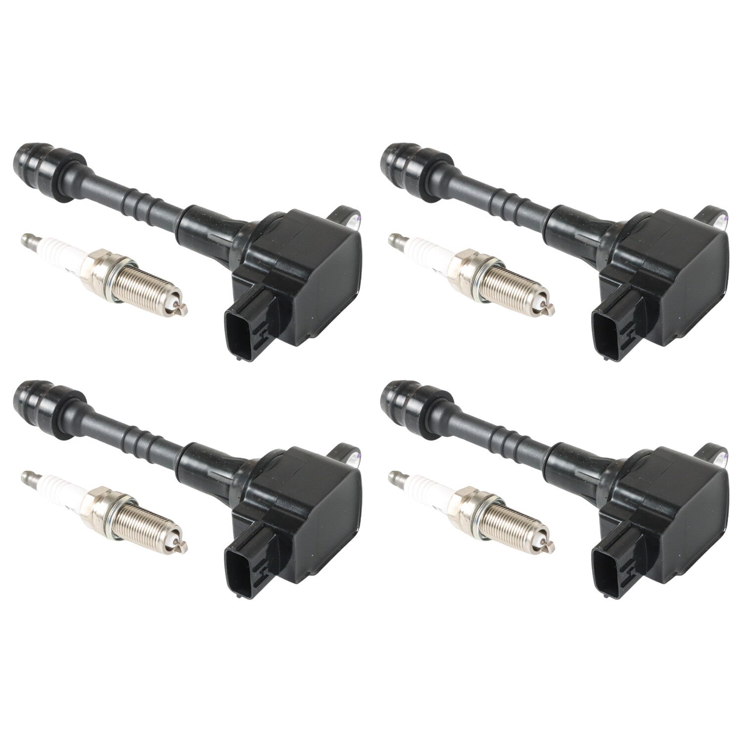 4X Ignition Coils+4X Iridium Spark Plug for 2002-2006 for Nissan Sentra UF351+6376