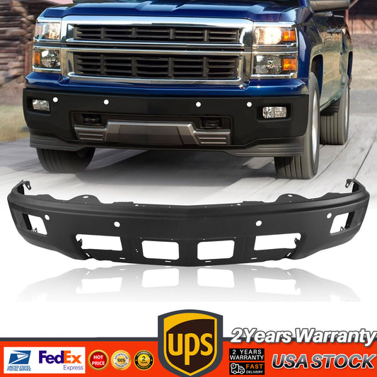 Front Bumper For 2014-2015 for Chevrolet Silverado 1500 w/ Sensors