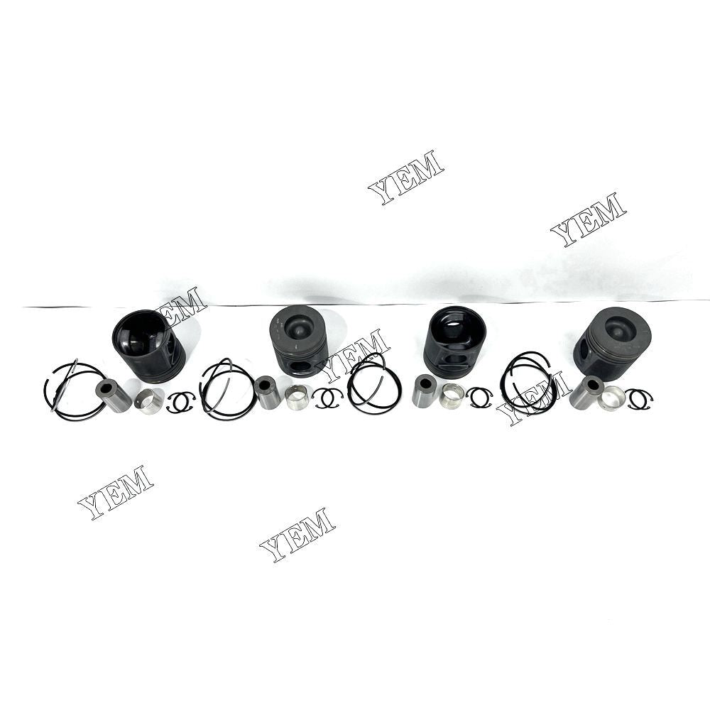 1104 Cylinder Piston Kit With Ring Fit For Perkins Diesel Engine Spare Parts.