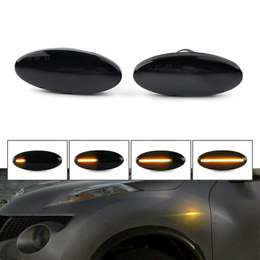 LED Turn Signal Light Dynamic Side Marker for Nissan qashqai juke x-trail T31