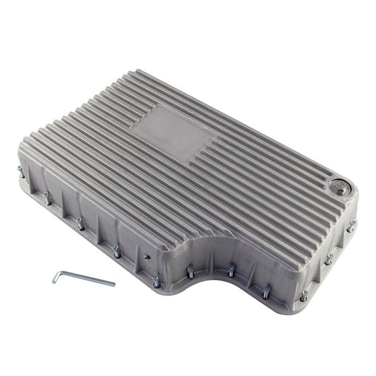 Heavy Duty 6R140 Transmission Deep Pan For 11-19 for Ford F250/F350 Aluminum Silver