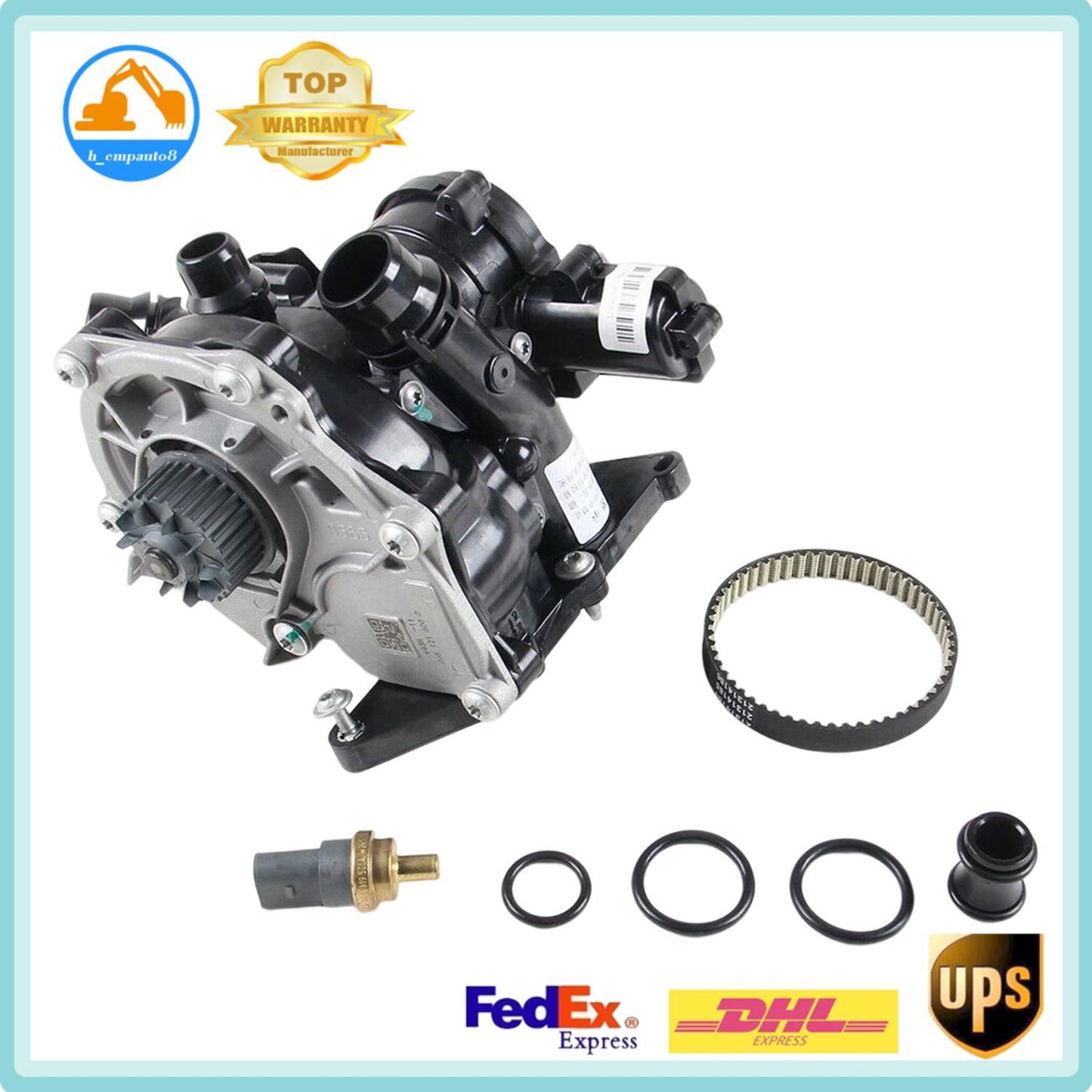 Engine Water Pump Kit 1.8T/2.0T for AUDI A1 A3 Q3 Q7 for VW Beetle for Passat SZ